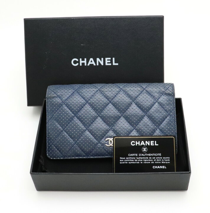 楽天市場】【財布】CHANEL シャネル マトラッセ パンチングレザー 2  