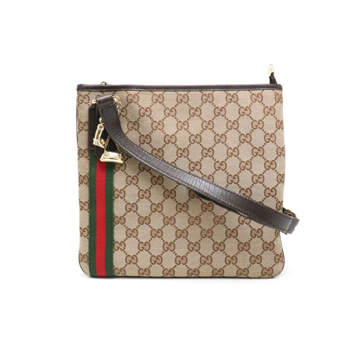 楽天市場】【バッグ】GUCCI グッチ GGキャンバス シェリーライン  