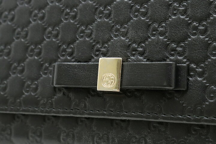 楽天市場】【財布】GUCCI グッチ マイクログッチシマ BOWY リボン 