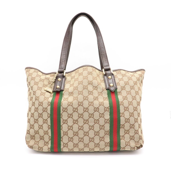楽天市場】【バッグ】GUCCI グッチ GGキャンバス シェリーライン 
