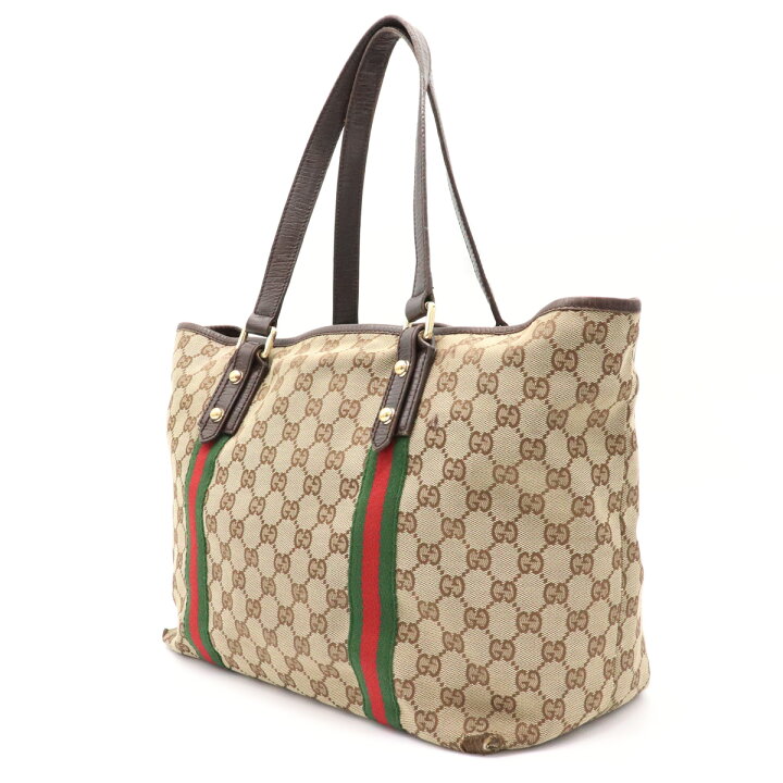 楽天市場】【バッグ】GUCCI グッチ GGキャンバス シェリーライン 