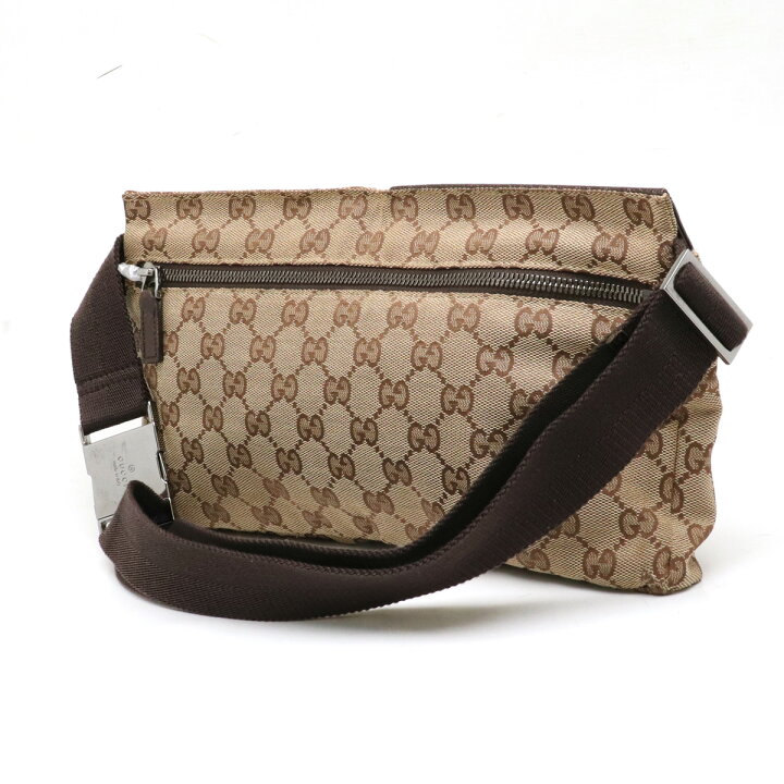 楽天市場】【バッグ】GUCCI グッチ GGキャンバス ボディバッグ 
