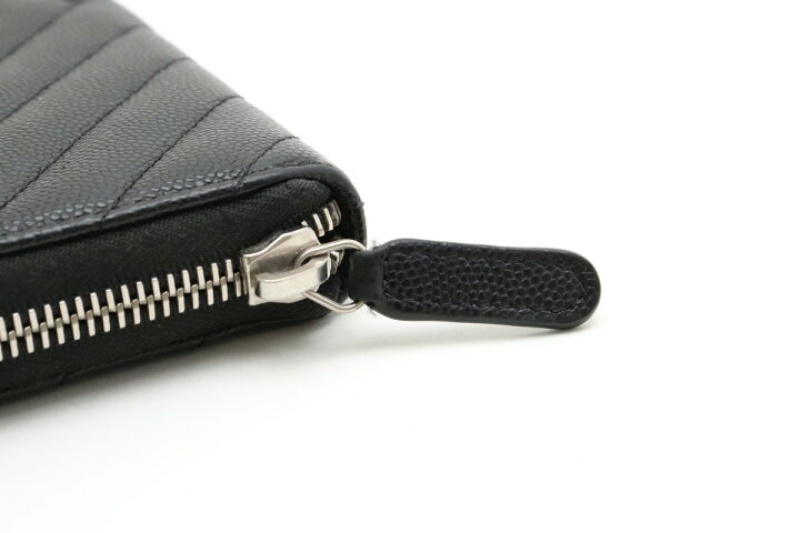 楽天市場】【財布】CHANEL シャネル シェブロン Vステッチ ラウンド  