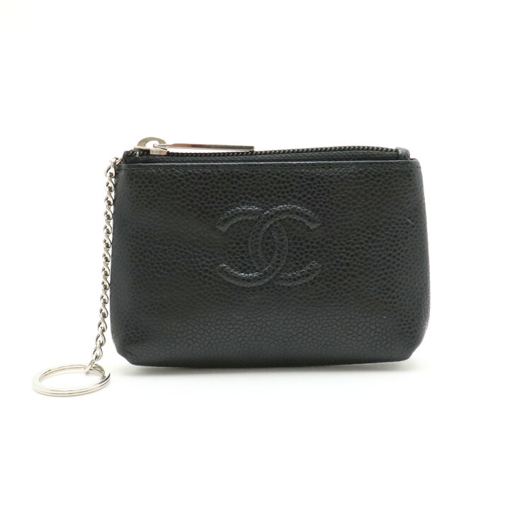 楽天市場】【財布】CHANEL シャネル ココマーク キャビアスキン レザー 