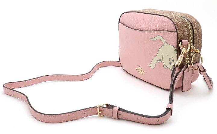 楽天市場】【バッグ】COACH コーチ シグネチャー ウィズダルメシアン  