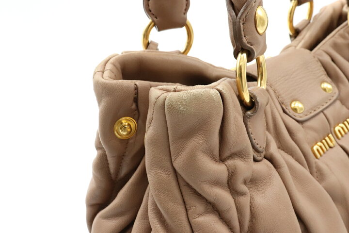 楽天市場】【バッグ】Miu Miu ミュウ ミュウ ミュウミュウ マテラッセ 