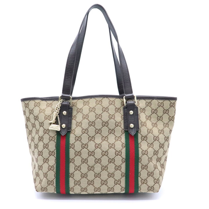 楽天市場】【バッグ】GUCCI グッチ GGキャンバス シェリーライン 