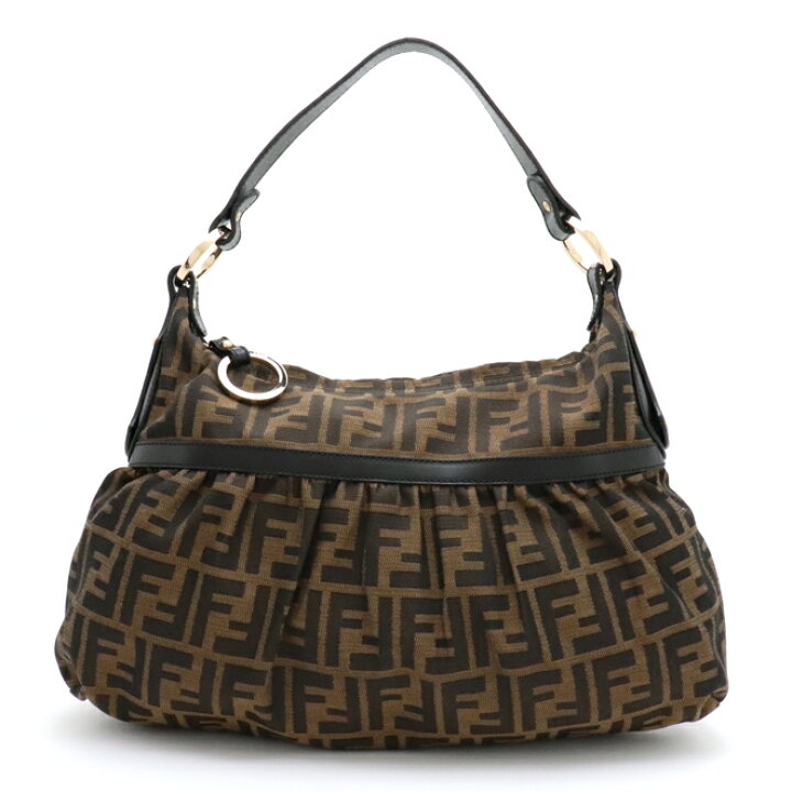 楽天市場】【バッグ】FENDI フェンディ ズッカ柄 セミショルダーバッグ 