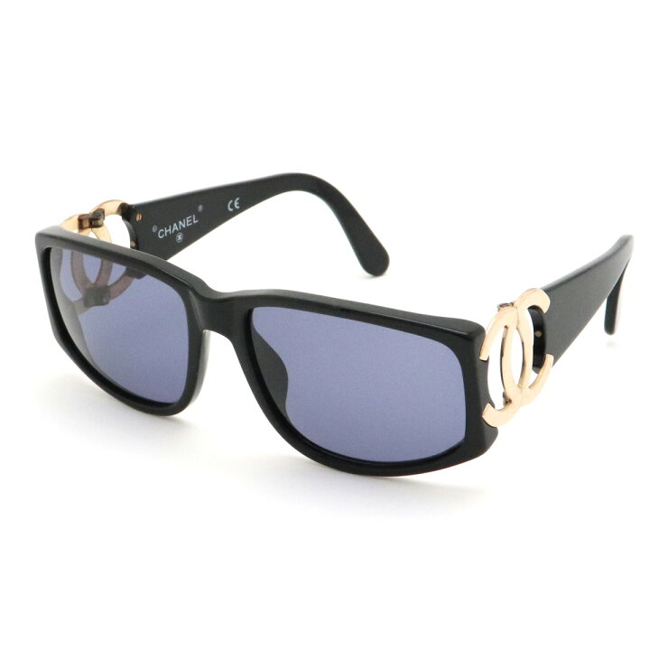楽天市場】CHANEL シャネル サングラス ココマーク スモーク 黒  