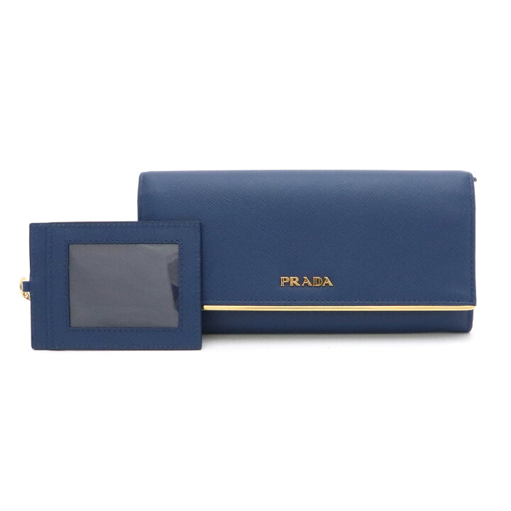 楽天市場】【財布】PRADA プラダ 2つ折り長財布 二つ折り財布 SAFFIANO 
