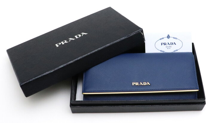 楽天市場】【財布】PRADA プラダ 2つ折り長財布 二つ折り財布 SAFFIANO 