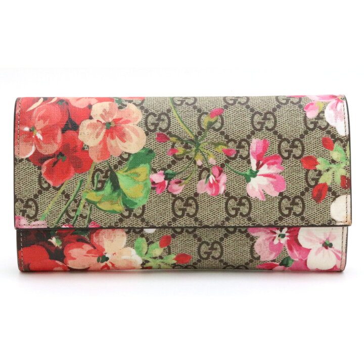 楽天市場】【財布】GUCCI グッチ GGブルームス GGスプリーム フラワー 