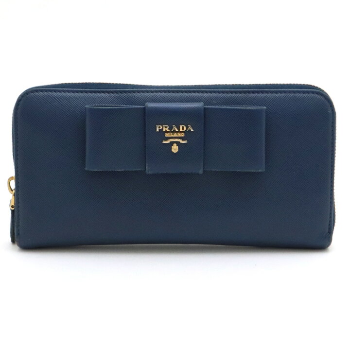 楽天市場】【財布】PRADA プラダ サフィアーノ ラウンドファスナー 長  