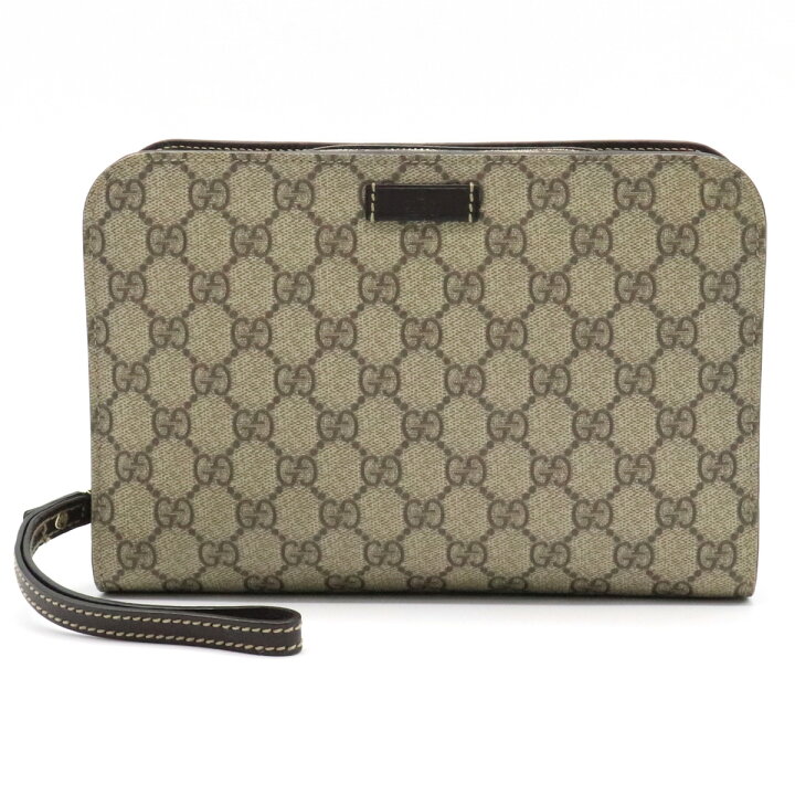 楽天市場】【バッグ】GUCCI グッチ GGスプリーム クラッチバッグ 