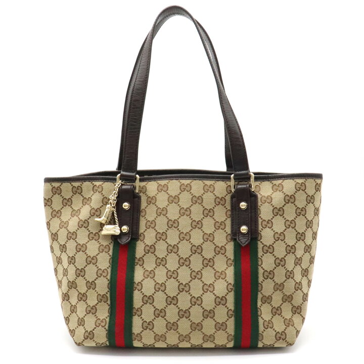 楽天市場】【バッグ】GUCCI グッチ GGキャンバス シェリーライン 