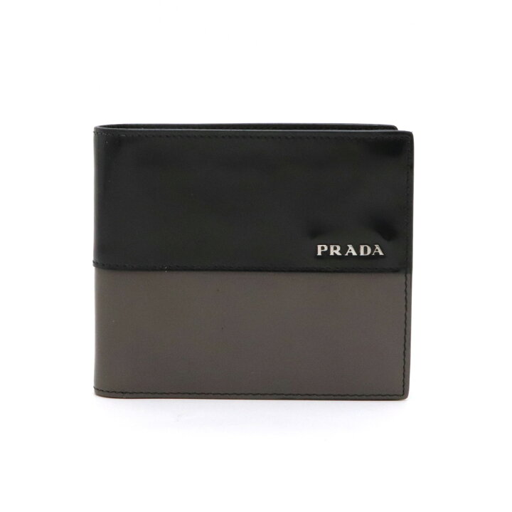 楽天市場】【財布】PRADA プラダ 2つ折り財布 コンパクト 財布 メンズ  