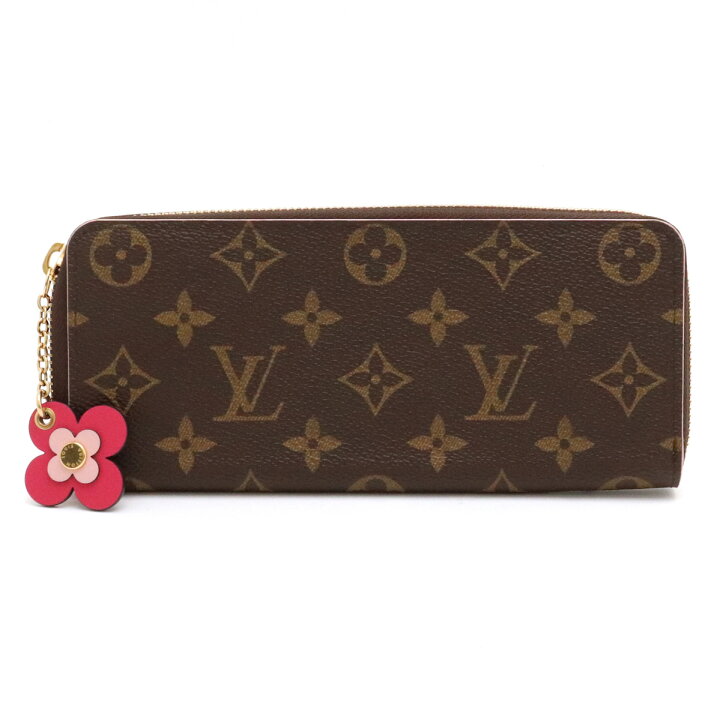 ルイ・ヴィトン LOUIS VUITTON ポルトフォイユ・クレマンス フラワー  