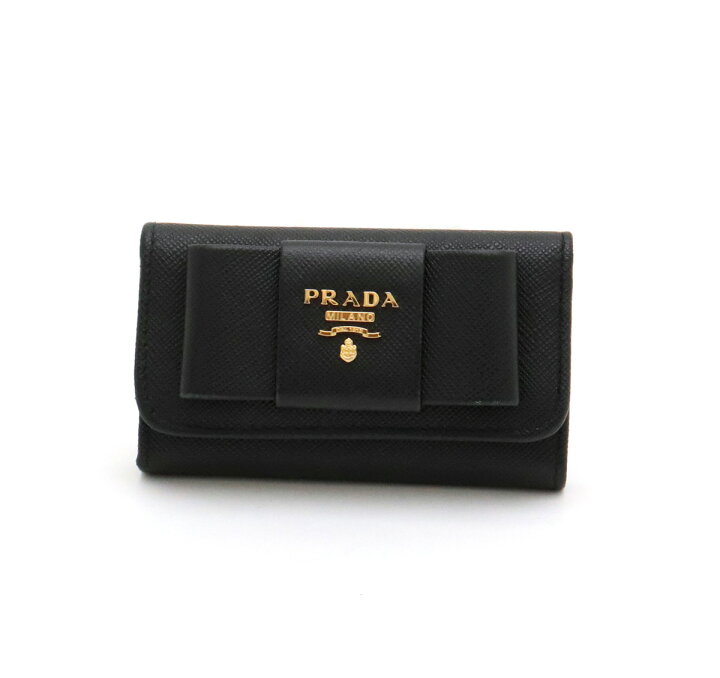 楽天市場】PRADA プラダ SAFFIANO FIOCCO リボン 6連キーケース キー 