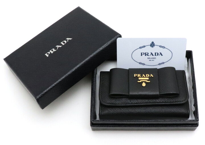 楽天市場】PRADA プラダ SAFFIANO FIOCCO リボン 6連キーケース キー 