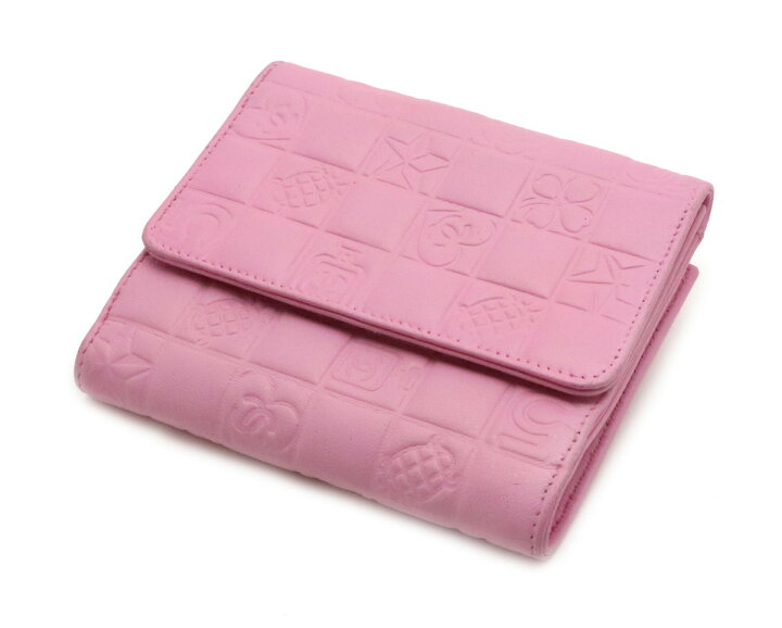 楽天市場】【財布】CHANEL シャネル アイコン 2つ折財布 二つ折り 
