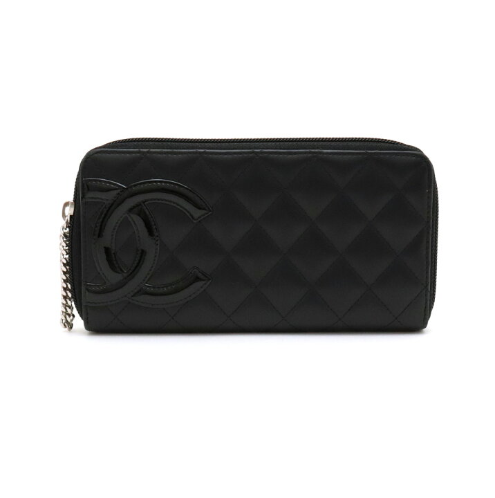 楽天市場】【財布】CHANEL シャネル カンボンライン ラウンド 