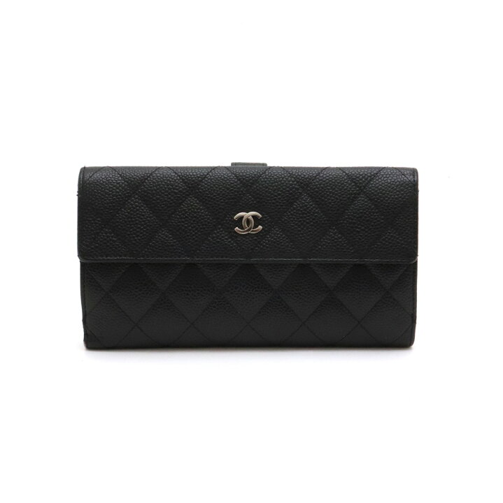 楽天市場】【財布】CHANEL シャネル マトラッセ キャビアスキン ココ  