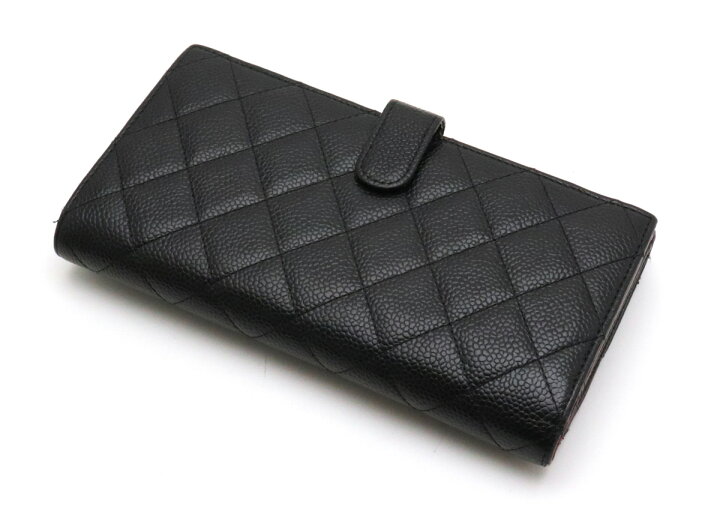 楽天市場】【財布】CHANEL シャネル マトラッセ キャビアスキン ココ  