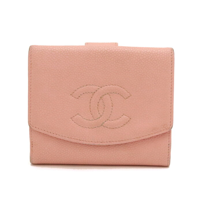 楽天市場】【財布】CHANEL シャネル キャビアスキン ココマーク 2つ折 