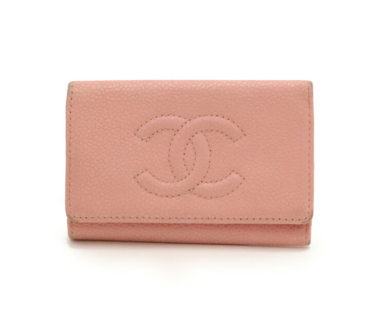 楽天市場】CHANEL シャネル キャビアスキン 6連キーケース ココマーク  