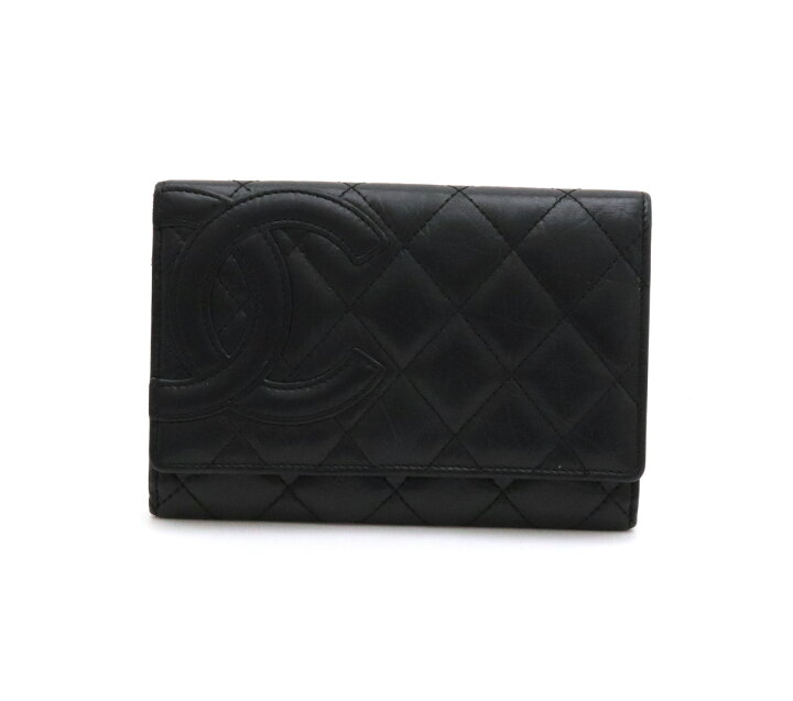 楽天市場】【財布】CHANEL シャネル カンボンライン ココマーク 2つ折 