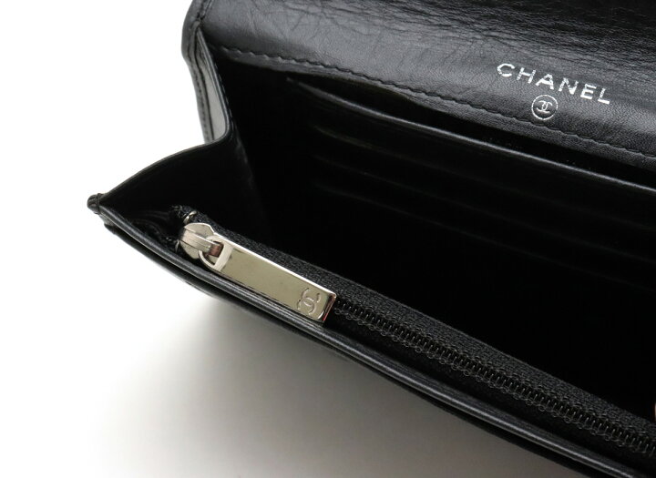 楽天市場】【財布】CHANEL シャネル カンボンライン ココマーク 2つ折  