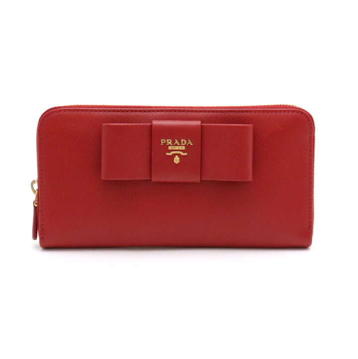 楽天市場】【財布】PRADA プラダ ラウンドファスナー 長財布 