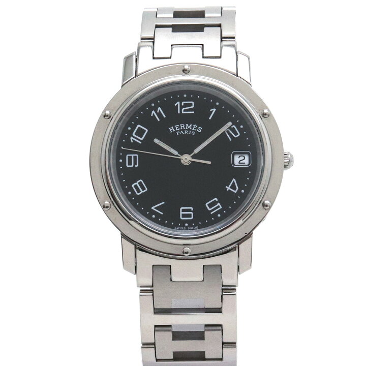 楽天市場】【ウォッチ】HERMES エルメス クリッパー デイト ブラック  