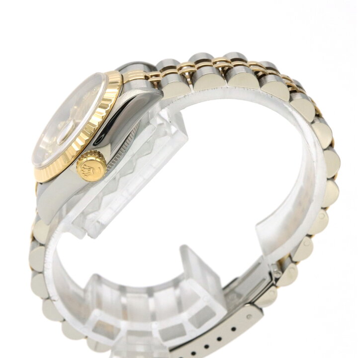 楽天市場 ウォッチ 新品仕上げ済 Rolex ロレックス デイトジャスト レディース 10pダイヤ シャンパン文字盤 コンビ Ss Yg W番 g 中古 Blumin 楽天市場店