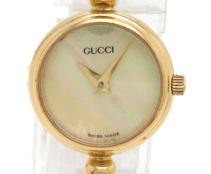 楽天市場】【ウォッチ】GUCCI グッチ バングル ウォッチ ホワイト 