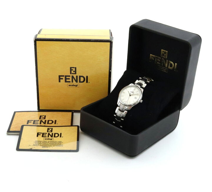 楽天市場】【ウォッチ】FENDI フェンディ オロロジ デイト シルバー 