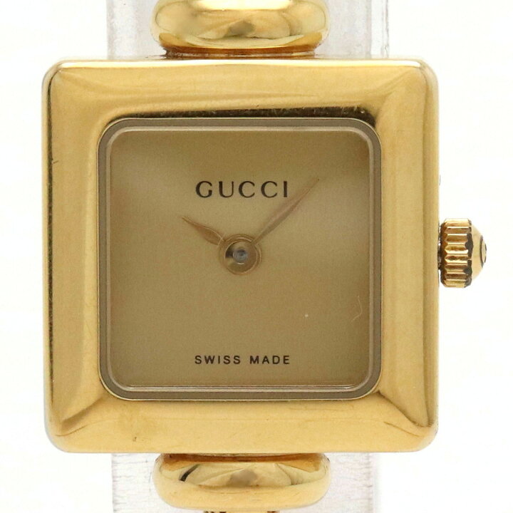 楽天市場】【ウォッチ】 GUCCI グッチ バングル ウォッチ ゴールド文字  