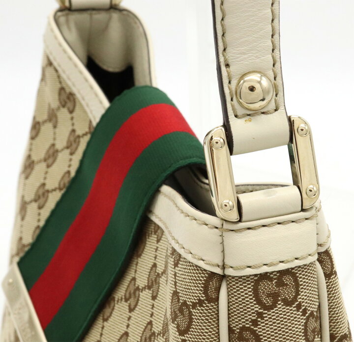 楽天市場】【バッグ】GUCCI グッチ GGキャンバス シェリーライン