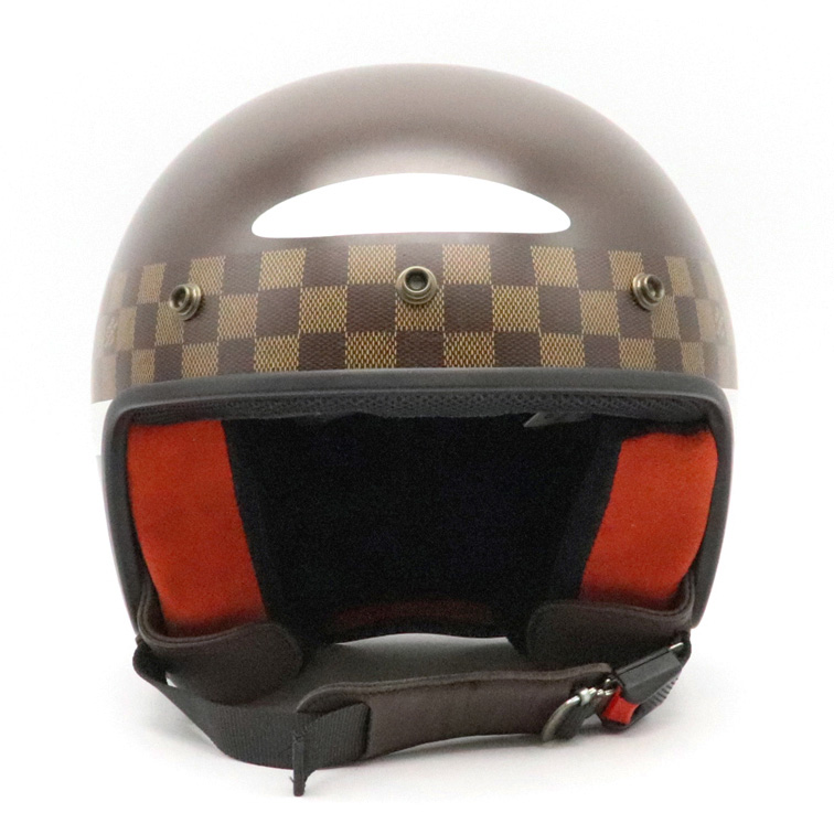 LOUIS VUITTON ルイ ヴィトン ダミエ ミニジェット GM ヘルメット 帽子 レザー プラスティック PVC N80062 【中古】 |  Blumin 楽天市場店