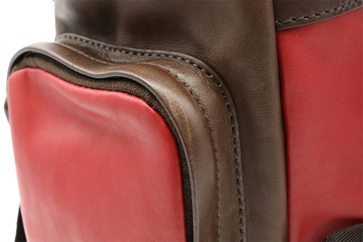 楽天市場 バッグ Coach コーチ リュック リュックサック バックパック ショルダーバッグ レザー レッド 赤 ダークブラウン 茶 メンズ 中古 Blumin 楽天市場店