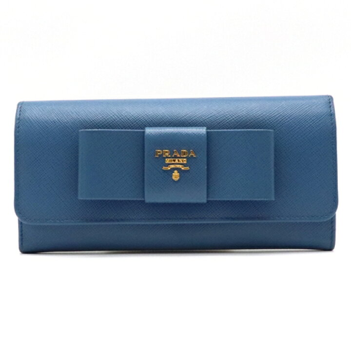 楽天市場】【財布】PRADA プラダ SAFFIANO サフィアーノ 長財布 リボン  