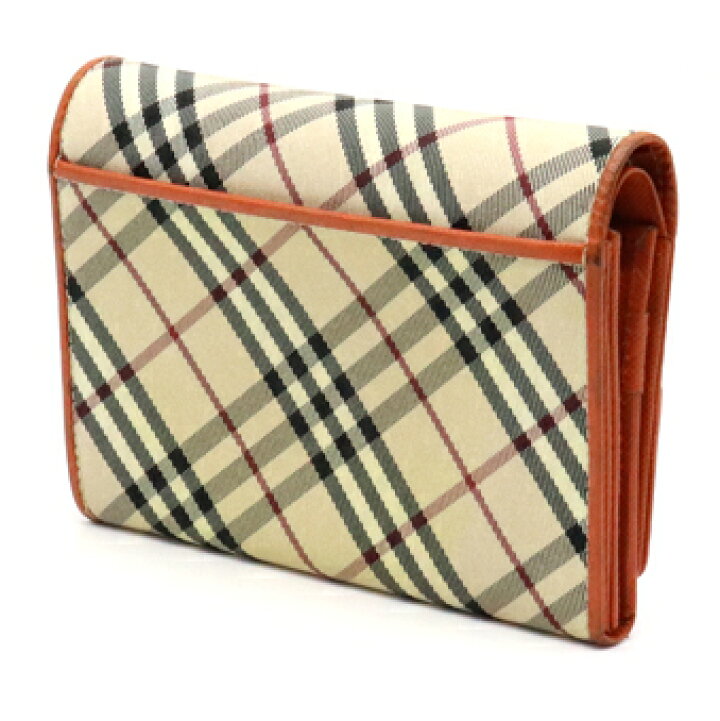 楽天市場】【財布】BURBERRY バーバリー 二つ折り財布 チェック柄 
