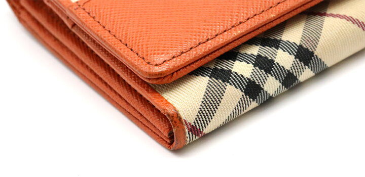 楽天市場】【財布】BURBERRY バーバリー 二つ折り財布 チェック柄 