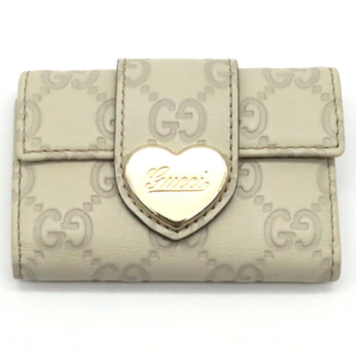 楽天市場】GUCCI グッチ グッチシマ ラブリーハート 6連キーケース GG 