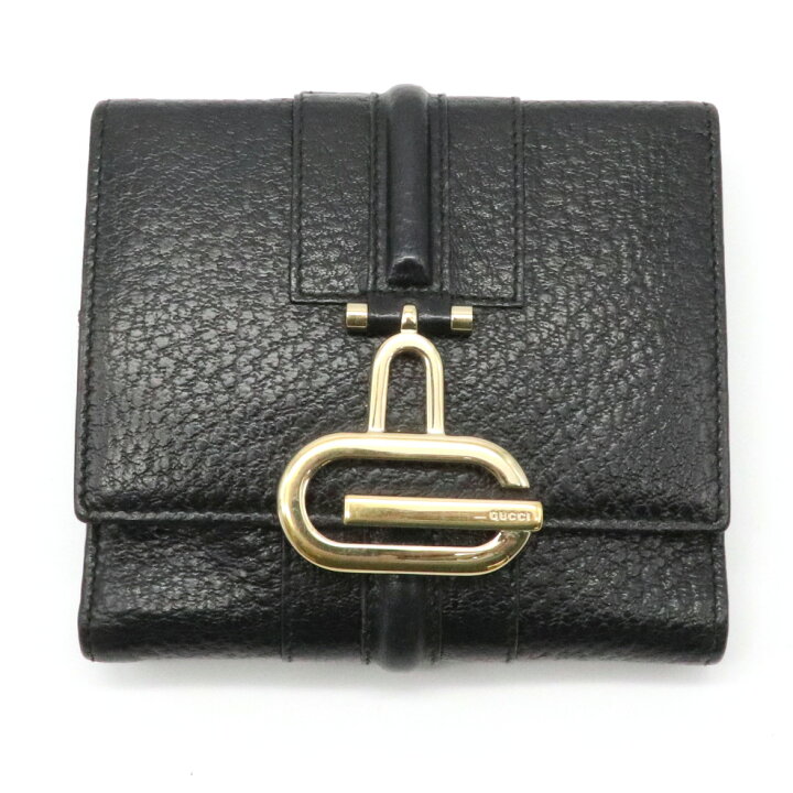 楽天市場】【財布】GUCCI グッチ 2つ折財布 二つ折り ダブルホック W  