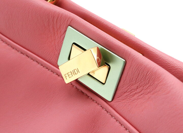 楽天市場】【バッグ】FENDI フェンディ ミニ ピーカブー ハンドバッグ  