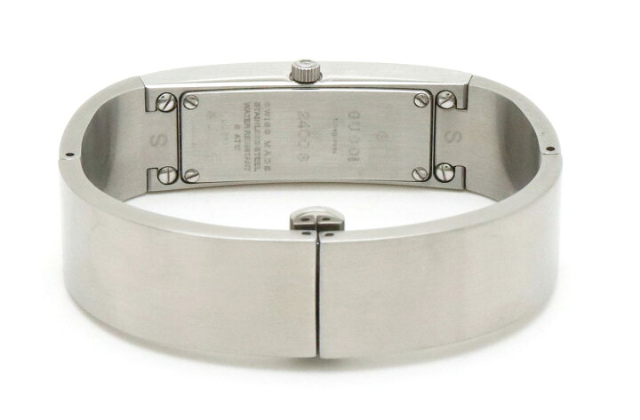 楽天市場】【ウォッチ】GUCCI グッチ バングル ウォッチ シルバー文字  