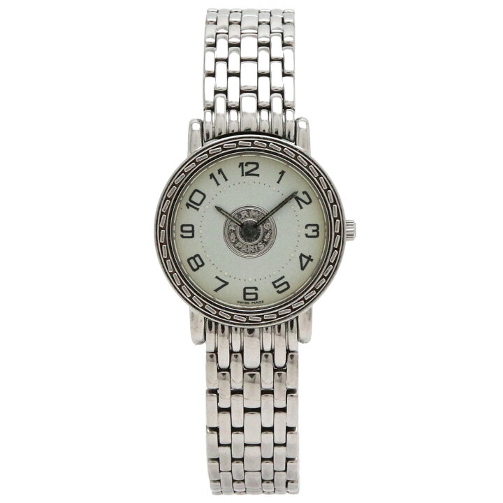 楽天市場】【ウォッチ】 HERMES エルメス セリエ ホワイト文字盤 SS  