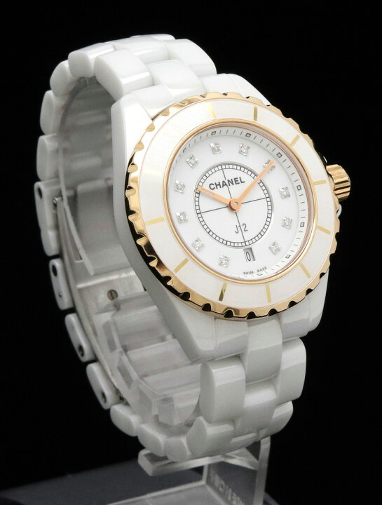 楽天市場】【ウォッチ】CHANEL シャネル J12 ホワイト セラミック PG  