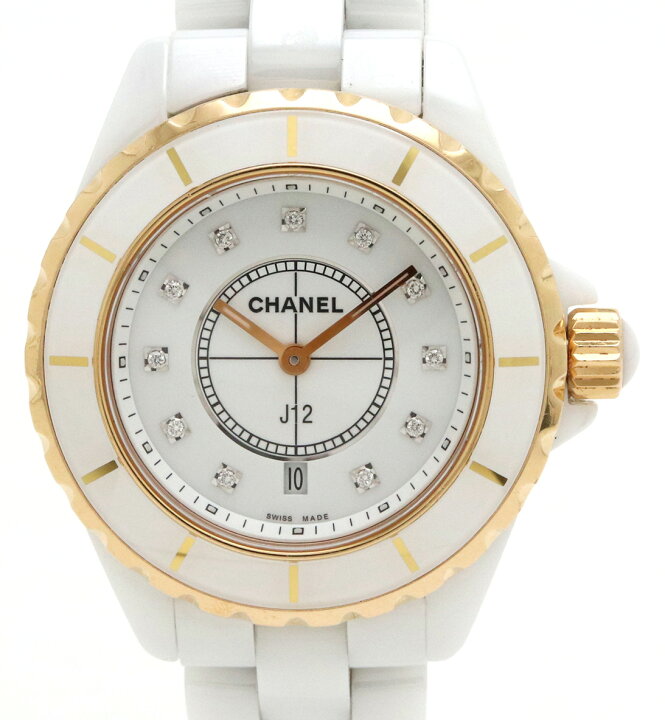 楽天市場】【ウォッチ】CHANEL シャネル J12 ホワイト セラミック PG  